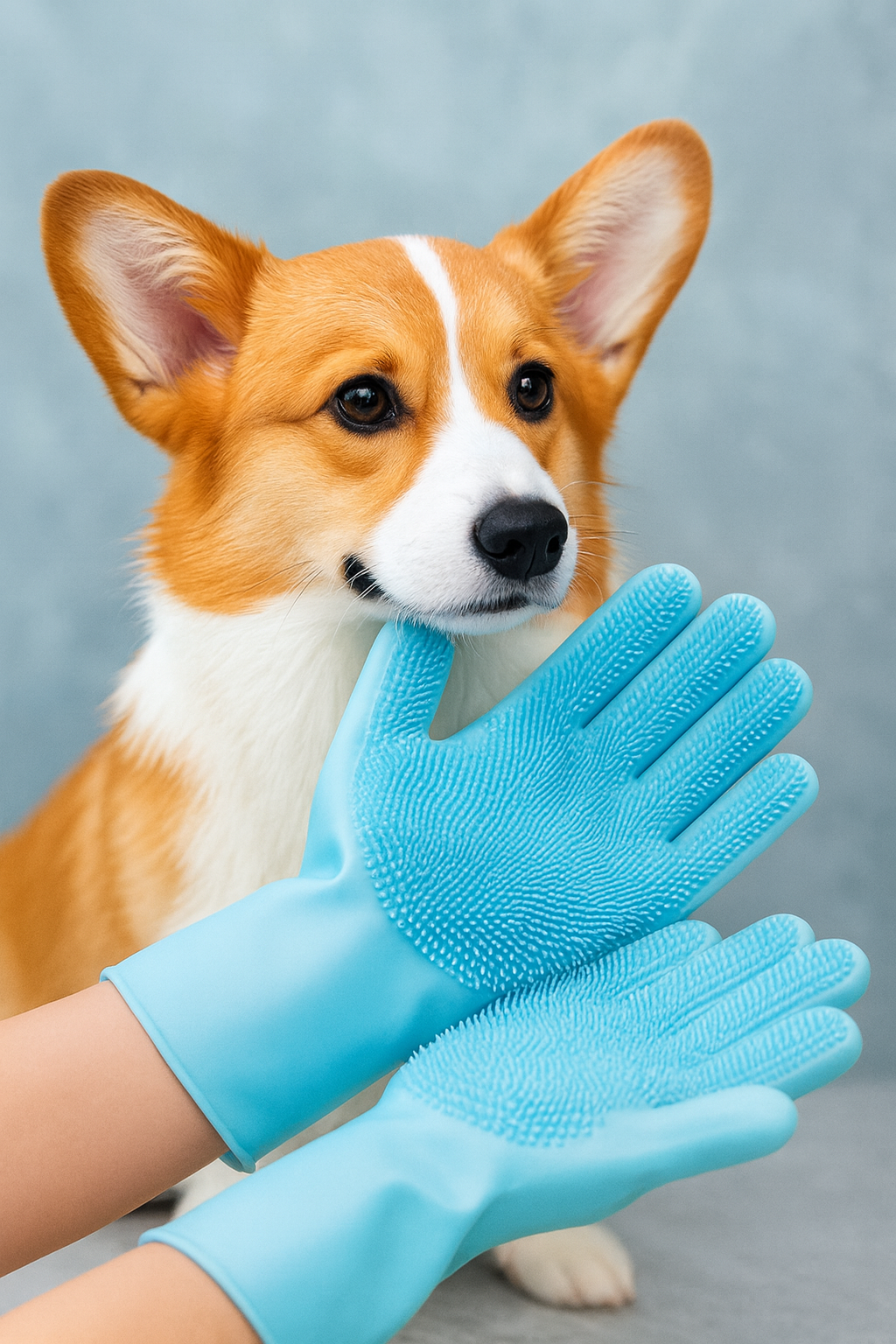 Pet Grooming & Bathing Glove β Silicone Deshedding Brush for Dogs & Cats