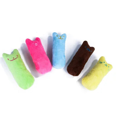 Catnip Plush Chew Toy – Interactive Cat Teething & Biting Pillow