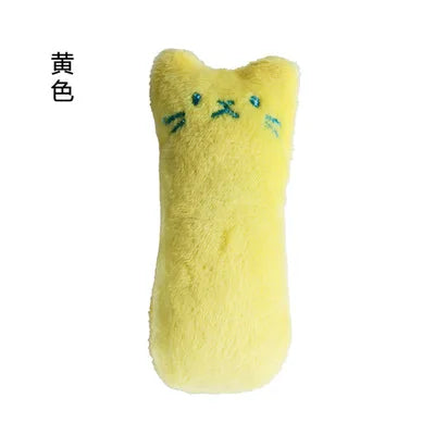 Catnip Plush Chew Toy – Interactive Cat Teething & Biting Pillow