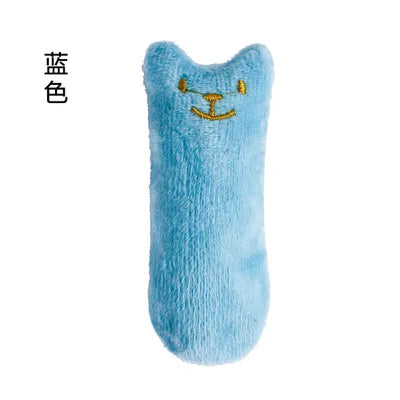 Catnip Plush Chew Toy – Interactive Cat Teething & Biting Pillow