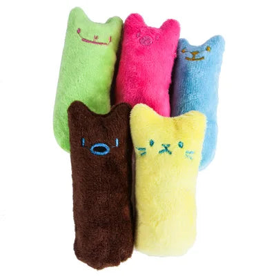 Catnip Plush Chew Toy – Interactive Cat Teething & Biting Pillow