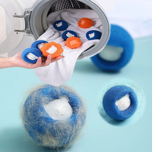 Reusable Pet Hair Removal Ball for Laundry – Cat & Dog Fur Catcher