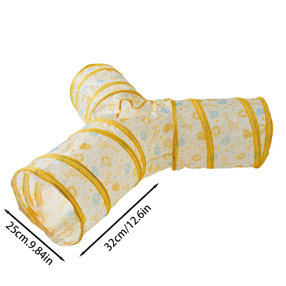 Cat Tunnel Toy – Collapsible Play Tube for Indoor Cats & Kittens
