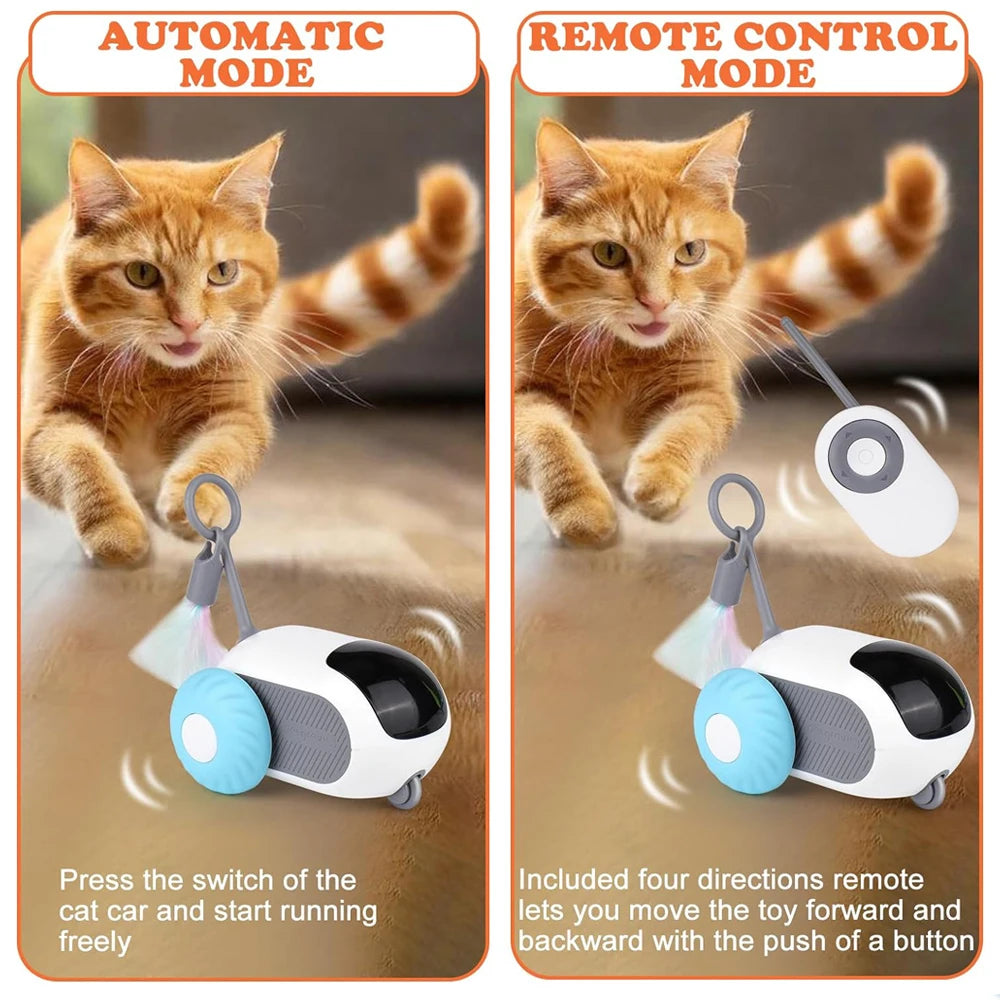 Smart Cat Toy Car – Interactive Moving Toy for Cats & Kittens