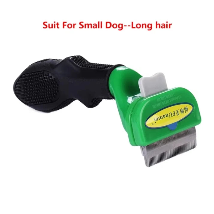 Pet Deshedding Grooming Brush – Hair Removal Comb for Dogs & Cats