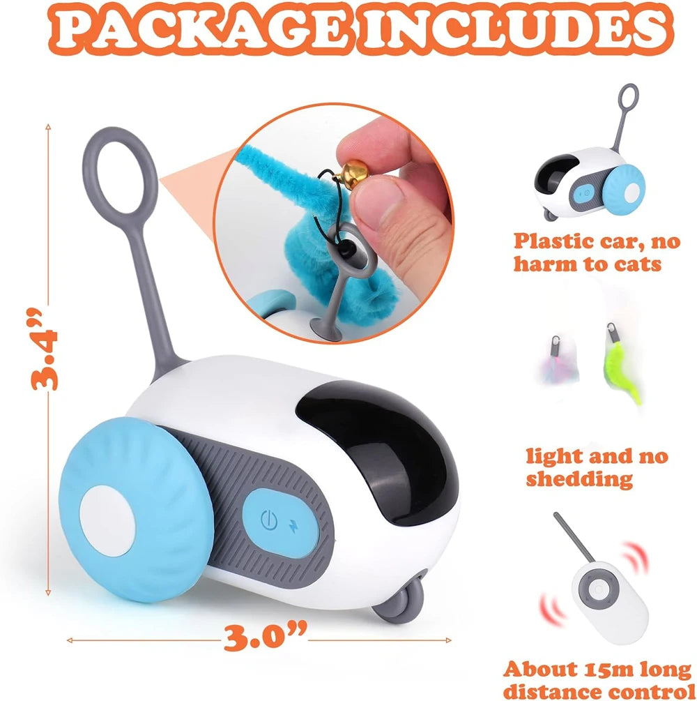 Smart Cat Toy Car – Interactive Moving Toy for Cats & Kittens