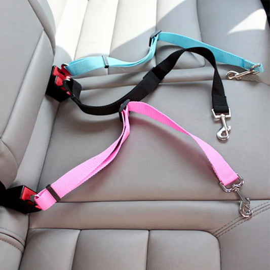 Adjustable Dog Car Seat Belt – Safety & Comfort for Pets