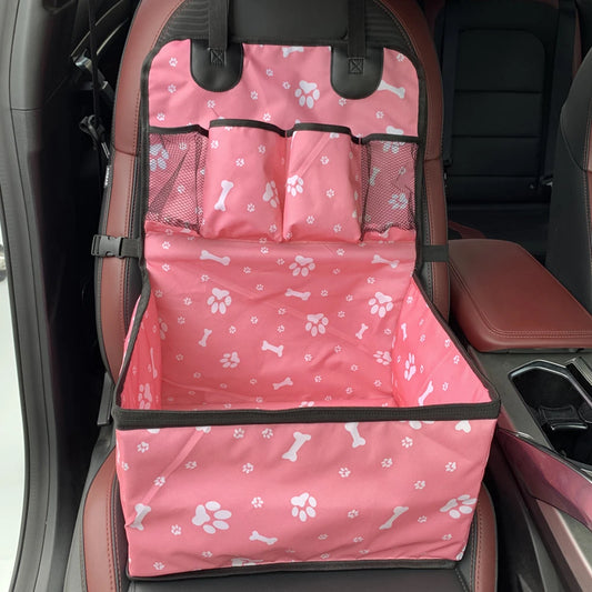 Dog Car Seat Booster (Pink)