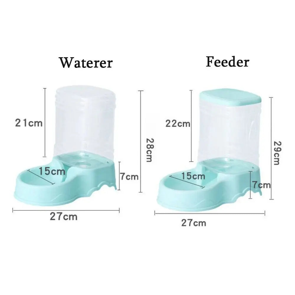 Automatic Pet Feeder & Water Dispenser 3.8L – Gravity Food & Water Station for Cats & Dogs