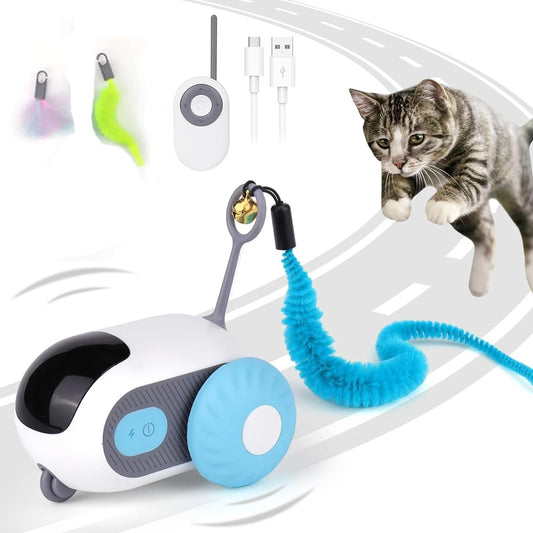 Smart Cat Toy Car – Interactive Moving Toy for Cats & Kittens